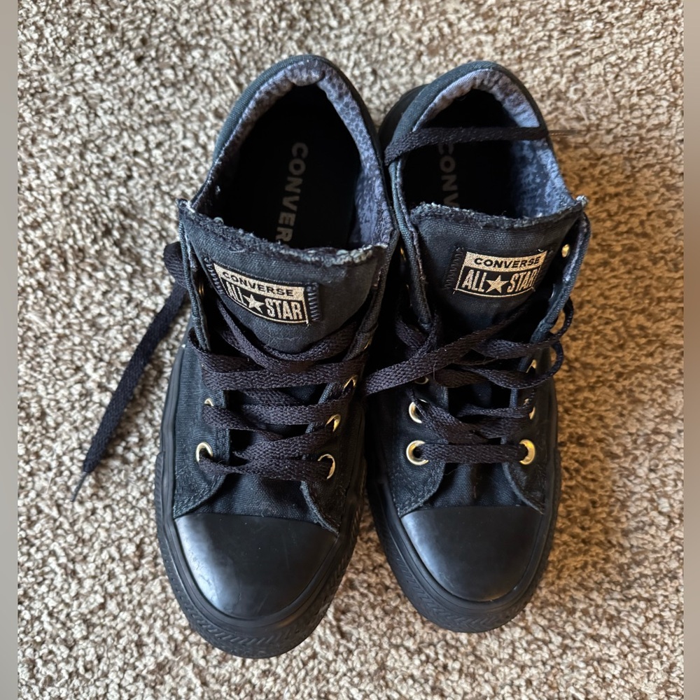 Converse Black All Star Shoes